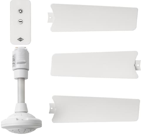 BRID、照明用ダクトレールに付けられる300gの小型シーリングファン