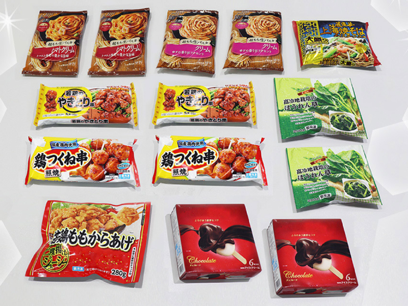 作り置きしたものを冷凍したり、冷凍食品をストックしておくのに適している