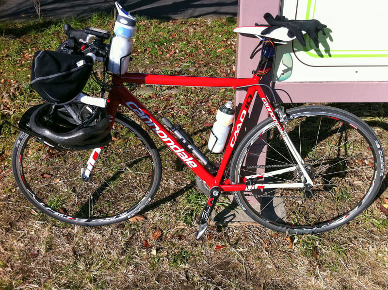 10年くらい前に乗っていたキャノンデールのCAAD10