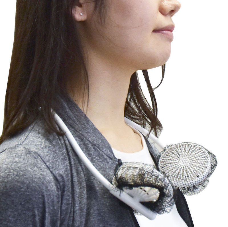 ネットを付けて、髪の毛の巻き込みを防げる