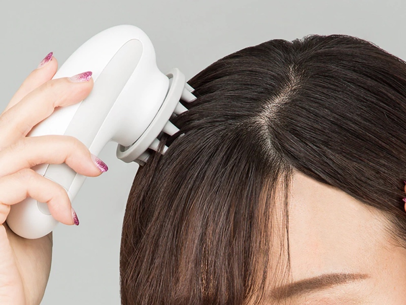 手軽に頭皮マッサージができる