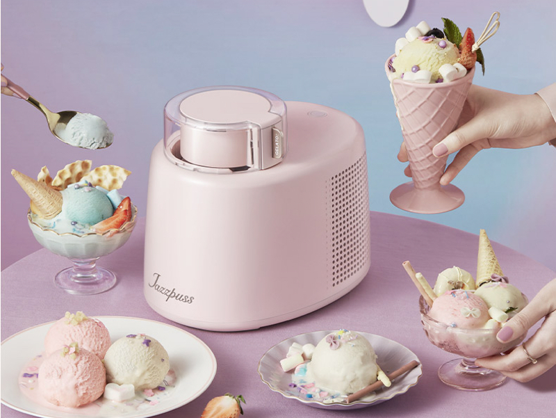 アイスやシャーベット、ジェラートなどが作れる