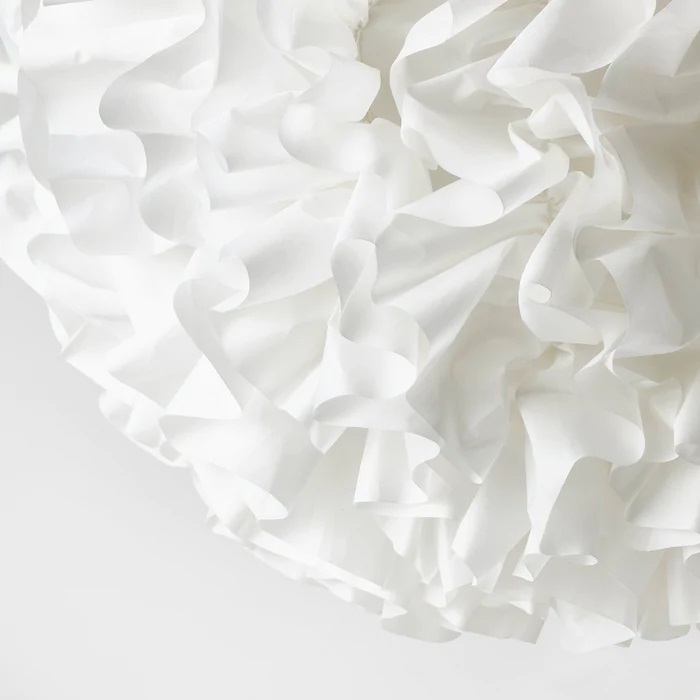 ふわふわのポリエステルが柔らかい雰囲気を演出