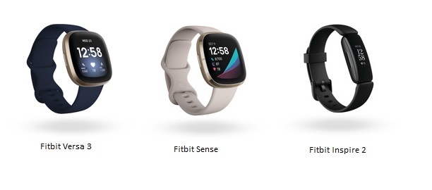 Fitbitの新製品3種