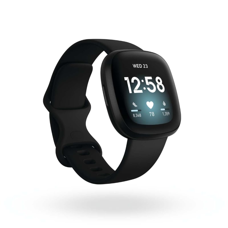 Fitbit Versa 3(ブラック/ブラック アルミニウム)