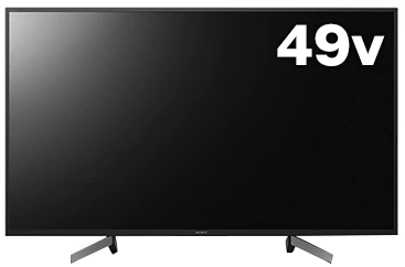 「10台限定特価」の「BRAVIA X8000G 49V型4K対応液晶TV」