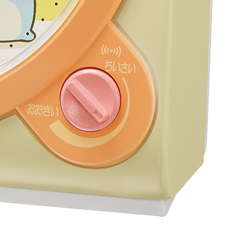 電子アラーム音は音量調節が可能