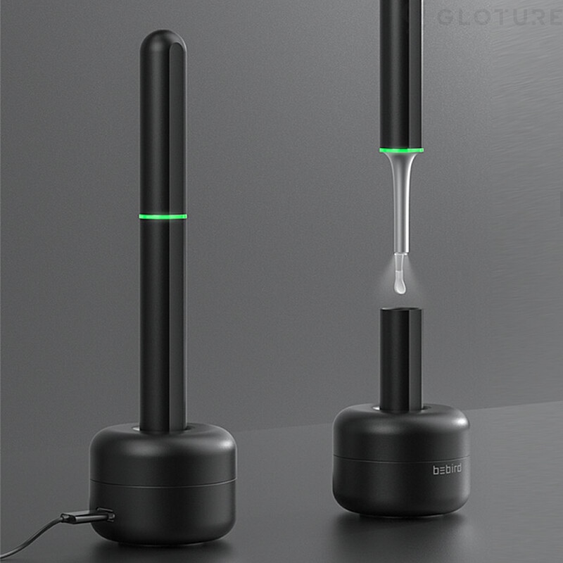 充電台が付属。蓋を開けると5秒でWi-Fiに接続する