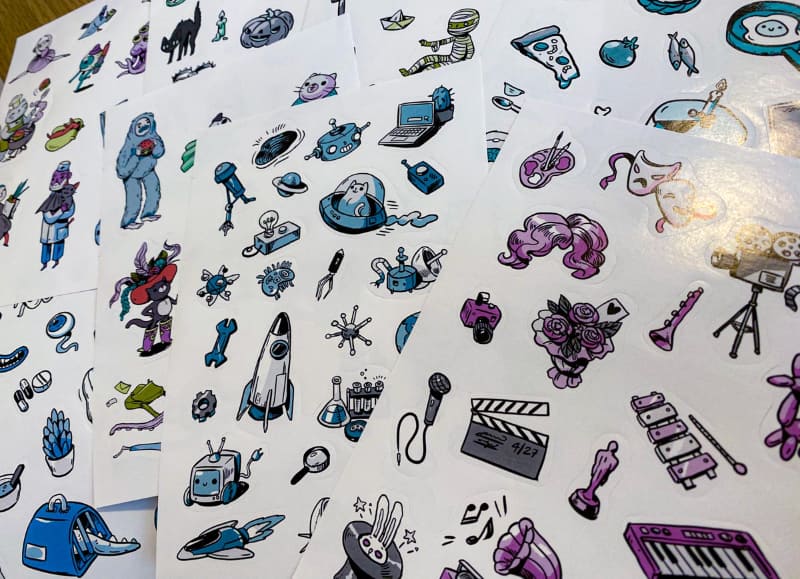 追加シールは絵本読了後に楽しめそう