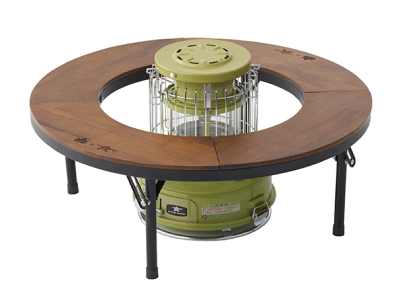 円形テーブル「LOGOS×ALADDIN ストーブテーブル」(別売)とあわせて使うのに、最適なサイズ