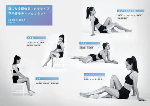 ルルド、ストレッチ用ロールにEMS搭載「パワーロール」とスイング