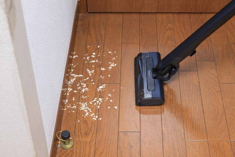 壁に向かって掃除したときは完璧