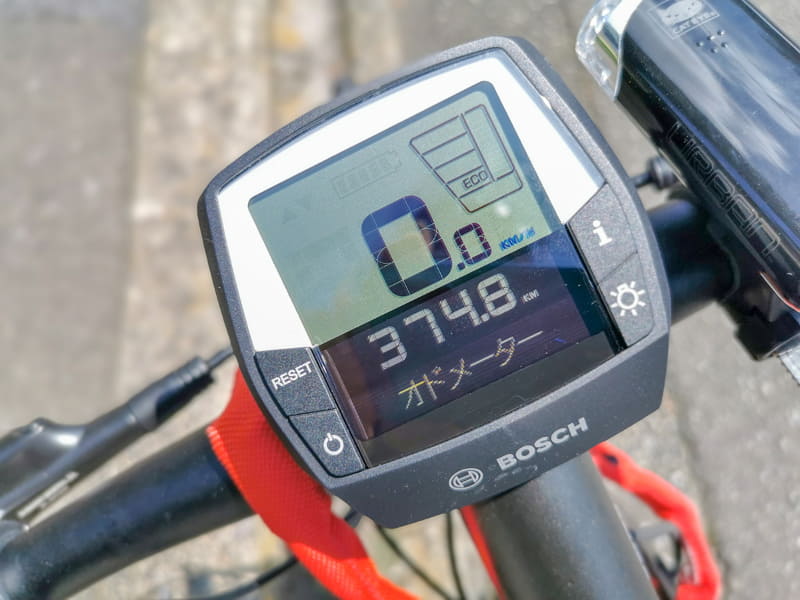 ほぼ新車状態でやってきたコラテック「E-POWER SHAPE PT500」。Ecoモードしか使ってもらえず無念なのだろうか