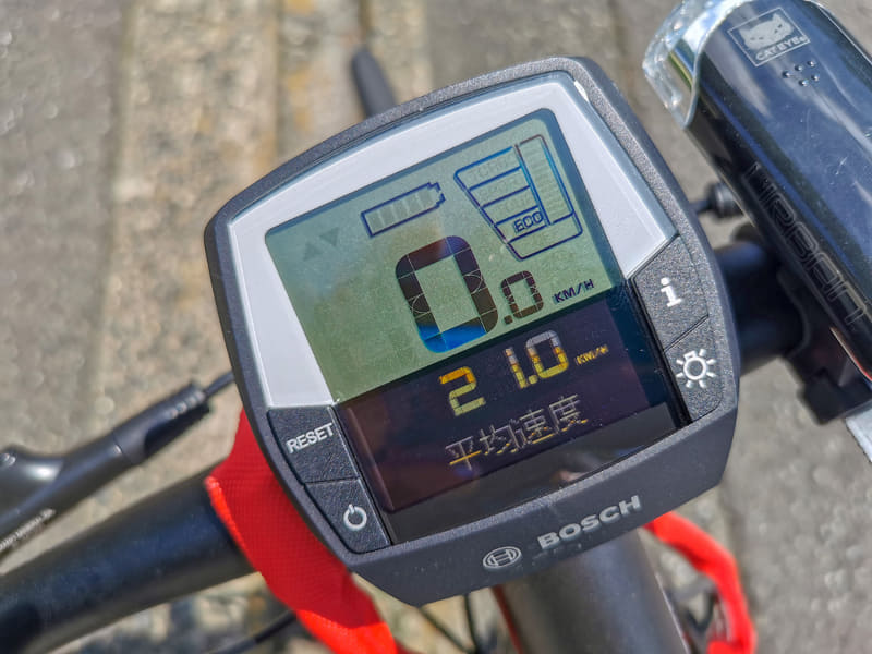 アベレージも21.0km/hのままフィニッシュ