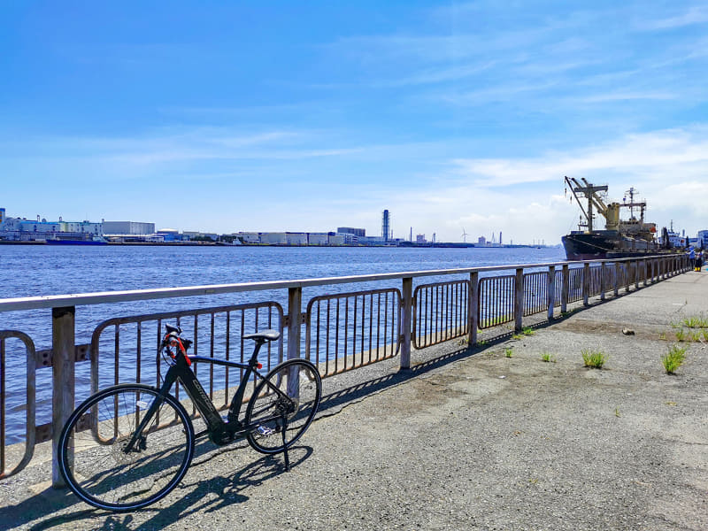 500Wh大容量バッテリーに勝利し気分よくサイクリングへ