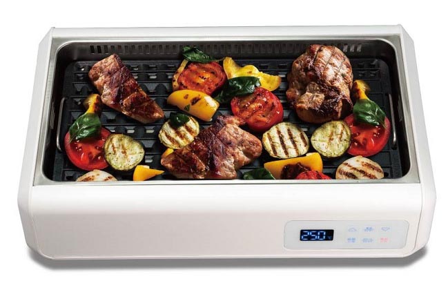 グリルプレートでの調理例