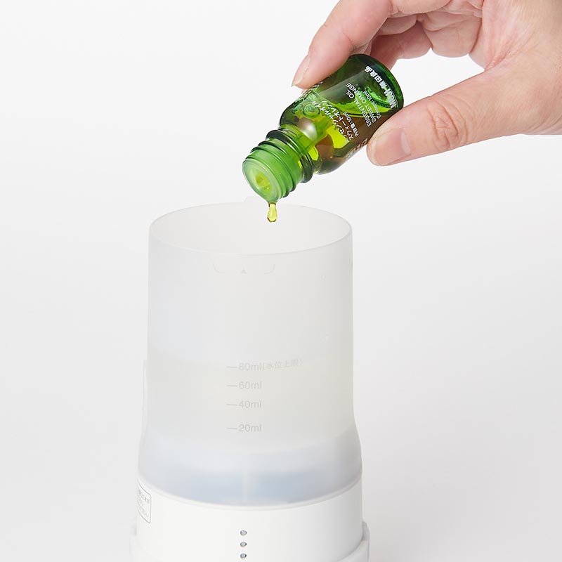 手持ちのアロマを楽しめる