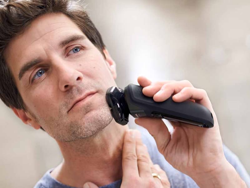 ヒゲの濃さを感知し、濃い部分もしっかり剃れる