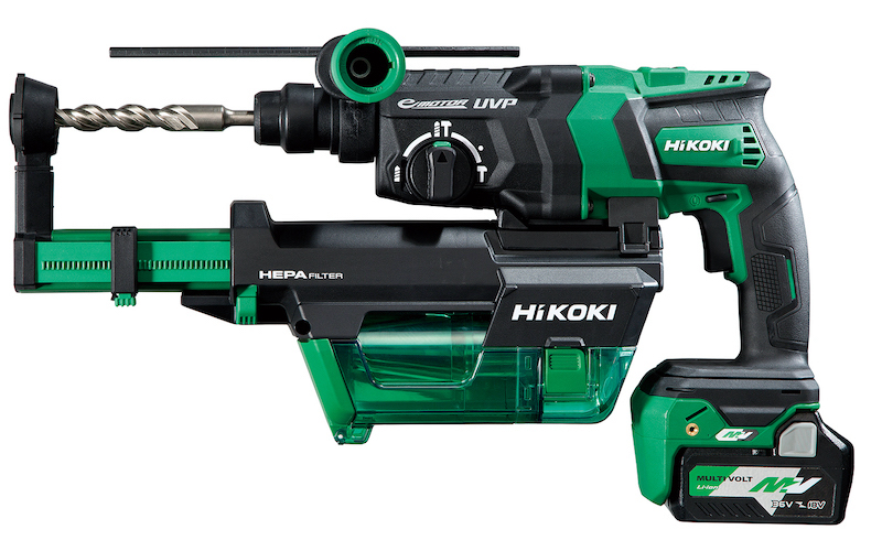 集じんシステムを取り付けた「DH 36DPF」