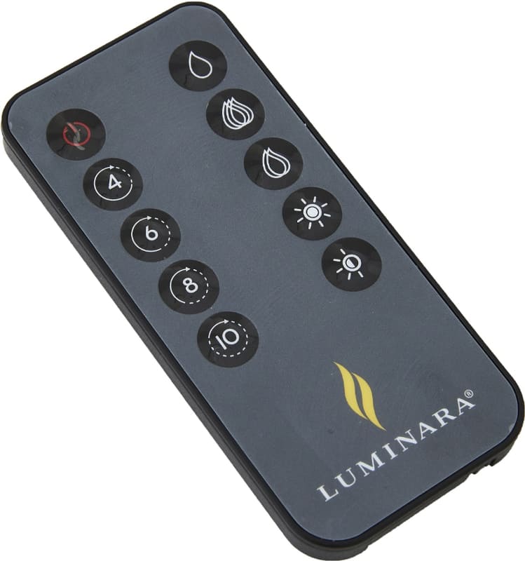 「ルミナラリモコン10ボタンタイプ」を使用して、ゆらぎ/明るさの調整が可能