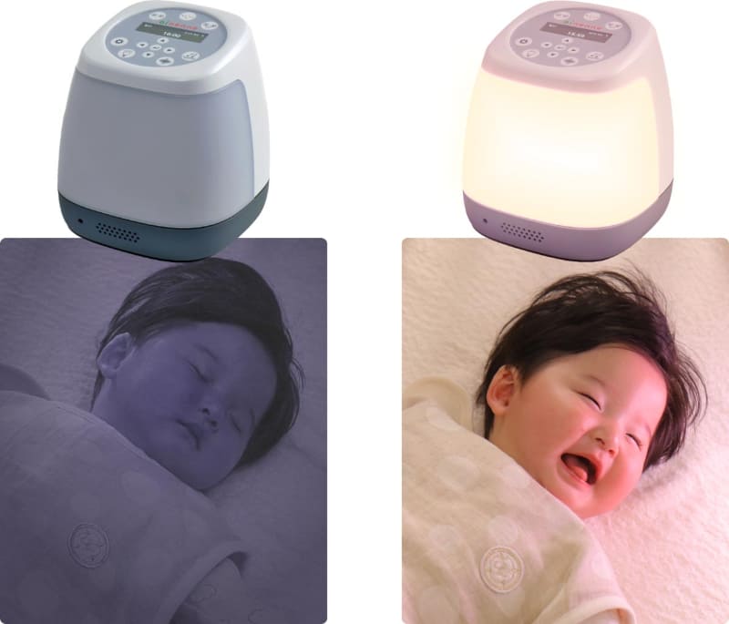 太陽光を模したLED灯で目覚ましをサポート