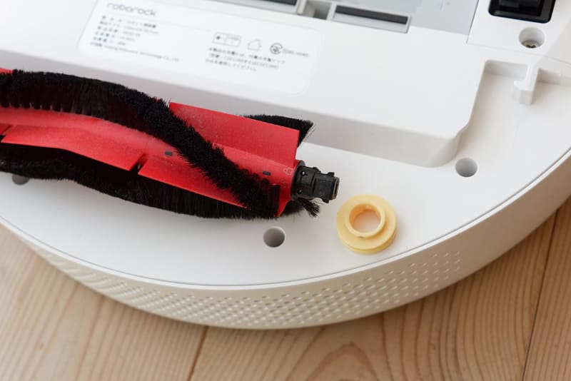 ベアリング部分も軽い力で脱着できるので、からまりやすい髪の毛を取り除くのも楽