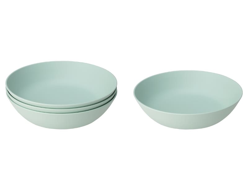 深皿20 ライトグリーン 4ピースAP