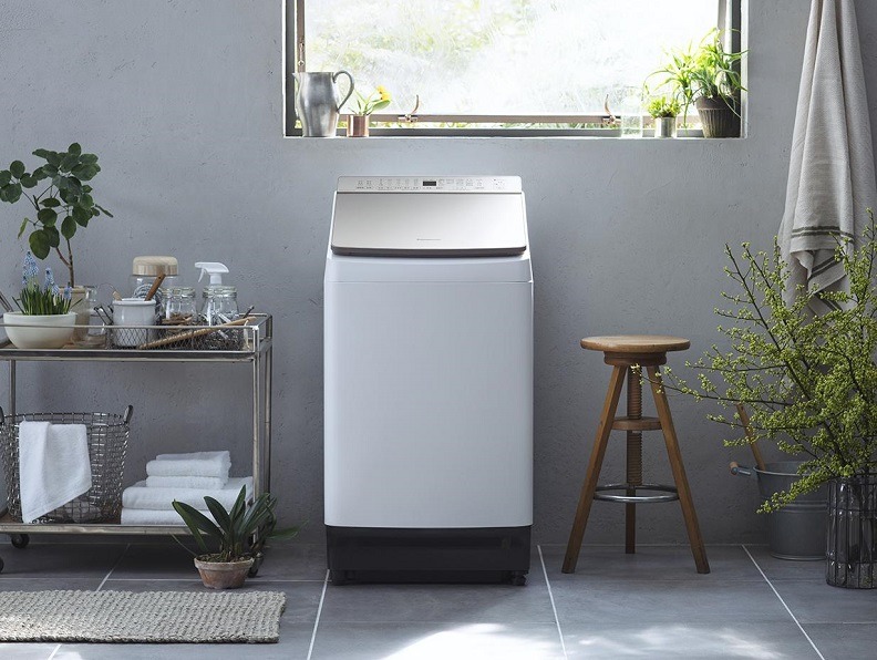 第2回は縦型洗濯機のしくみを紹介(写真はパナソニックの「NA-FW100K7」)