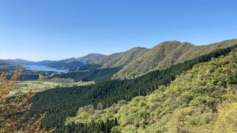 箱根外輪山の山並みも満喫できる
