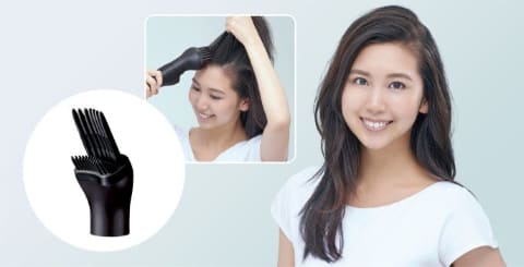 パナソニック、髪にうるおい1.9倍くるくるドライヤー。高浸透ナノイー