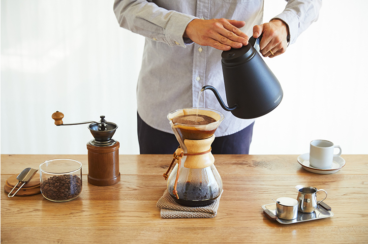 コーヒーをドリップしやすいという