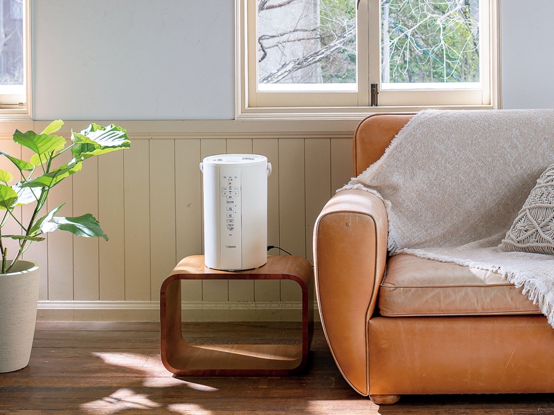 連続加湿時間は強運転で8時間以上とパワフル