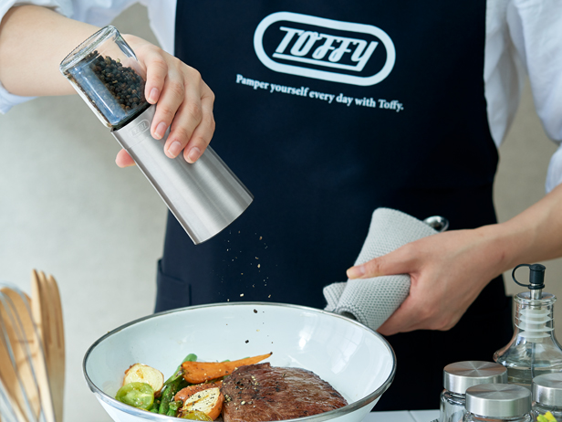 電動ソルト&ペッパーミル K-EM1-SV