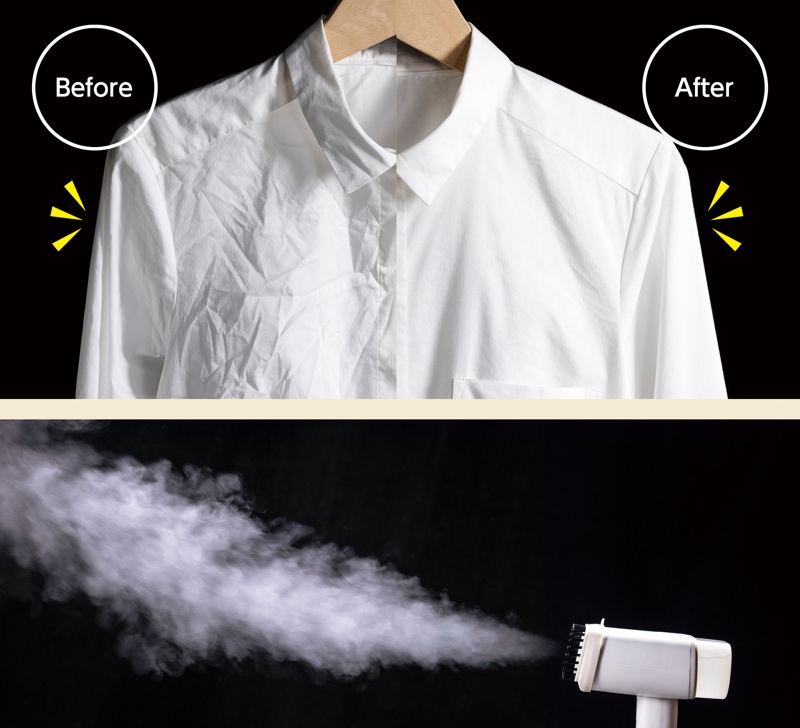 平均約15g/分のパワフルスチーム。水タンクも大容量