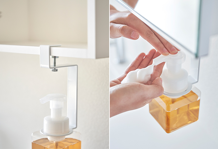 吊戸棚に取り付ける