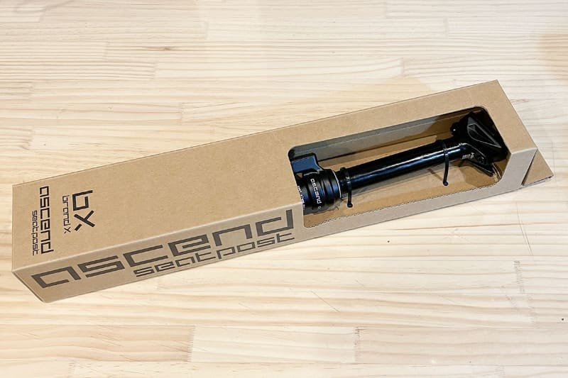 Brand-Xの「Ascend II」。直径や長さが何種類かあり、装着する自転車に合わせたものを選びます