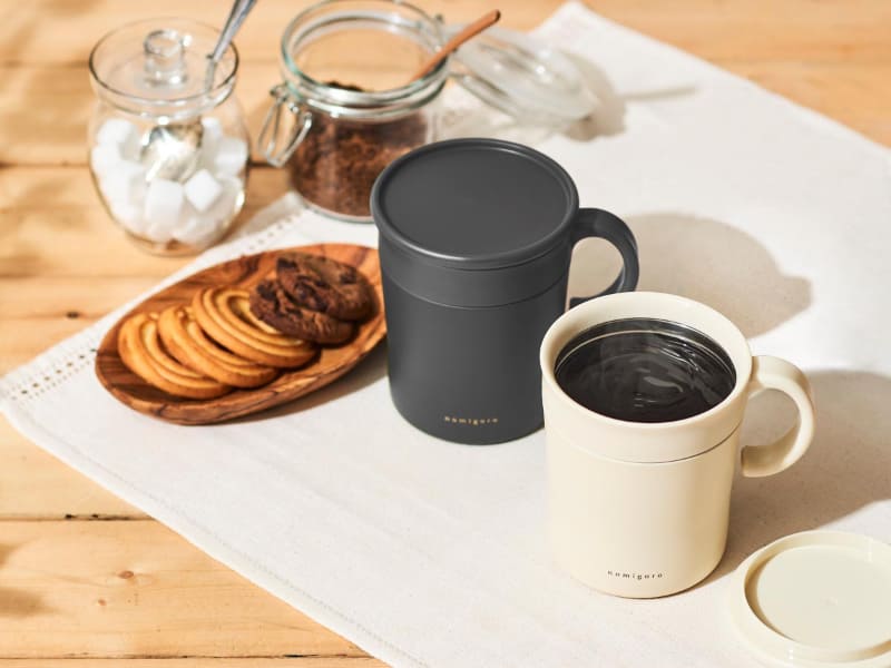 インスタントコーヒーを美味しい黄金比でつくるマグカップ CM280 ブラック