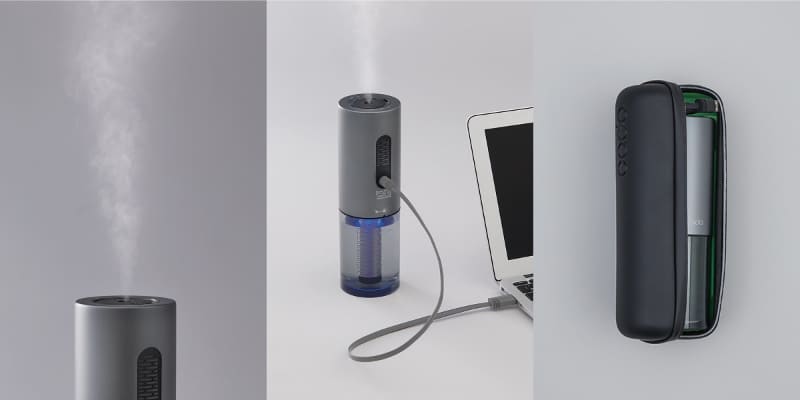 USB充電式で持ち運びに便利