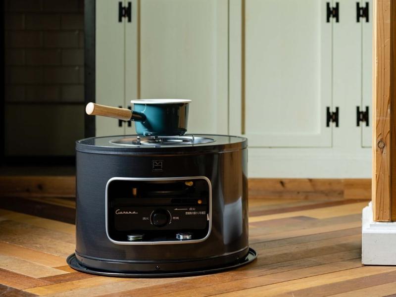 100V電源不要で煮炊きができる