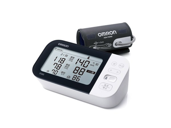 2019年に発売された、Bluetooth通信機能を備え「オムロン コネクト」に対応する「オムロン 上腕式血圧計 HCR-7601T」
