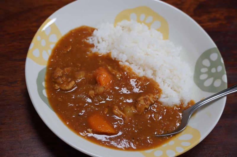 野菜のうま味たっぷりのカレー。家族からも大好評