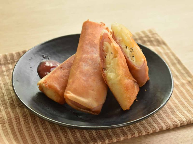 揚げたてはもちろん、冷めても美味しい春巻きです