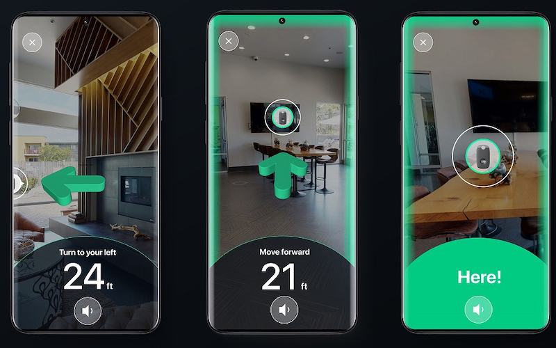 ARを活用した「Point and Locate」機能