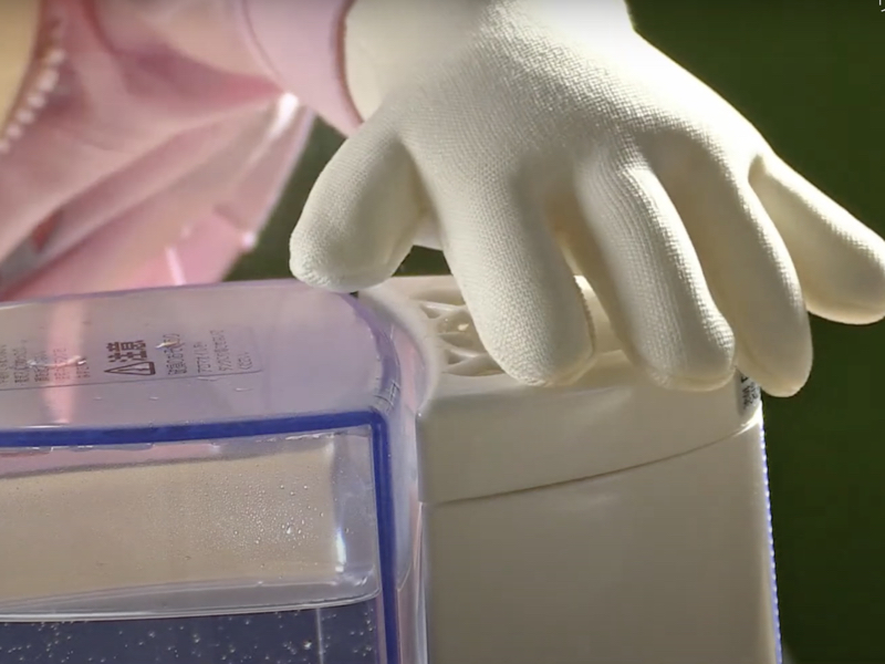 加湿器を使用するうえでの注意を喚起