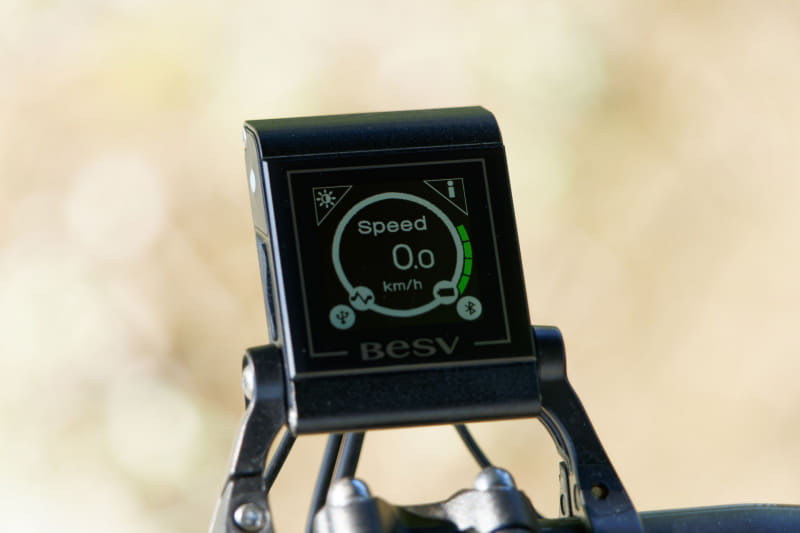 アシストオフのときのサイクルコンピューターの状態