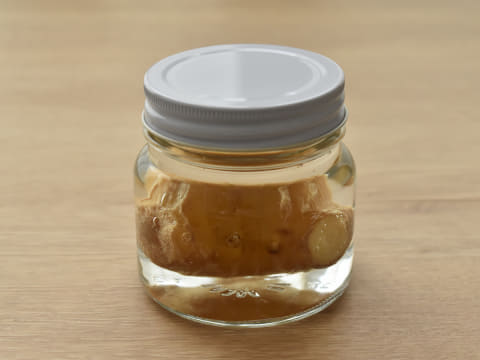♡ 食品貯蔵室のジャガイモ貯蔵、キッチンカウンターの生姜貯蔵容器