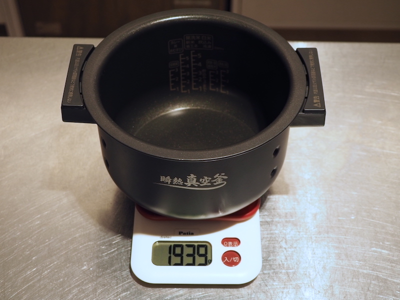 アイリスオーヤマ：1,939g