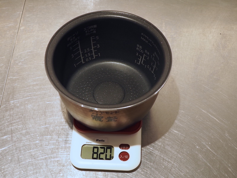パナソニック：820g