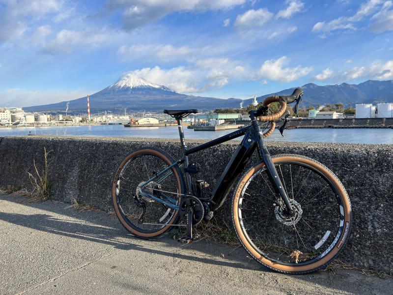 横を向くと富士山が