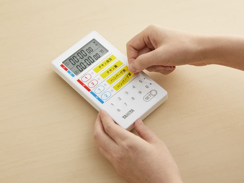 ラベルを貼ると管理がしやすい